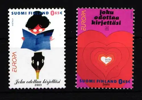 Finnland 1655-1656 postfrisch Plakatkunst #IK838