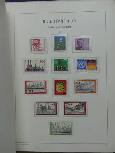 BRD Bund/ Berlin Sammlung mit Anfängen im Leuchtturm Vordruckalbum #LX134