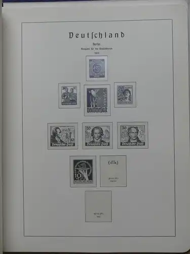 BRD Bund/ Berlin Sammlung mit Anfängen im Leuchtturm Vordruckalbum #LX134