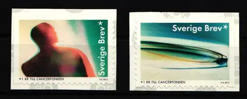 Schweden 2868-2869 postfrisch 60 Jahre Schwedische Krebsbekämpfung #IK645