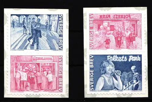 Schweden 2864-2867 postfrisch selbstklebend Volksparks #IK642