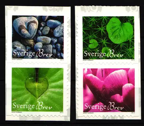 Schweden 2917-2920 postfrisch selbstklebend Grußmarken Natur #IK676