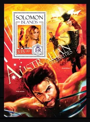 Salomon Inseln Block 258 postfrisch Schauspieler #IH641