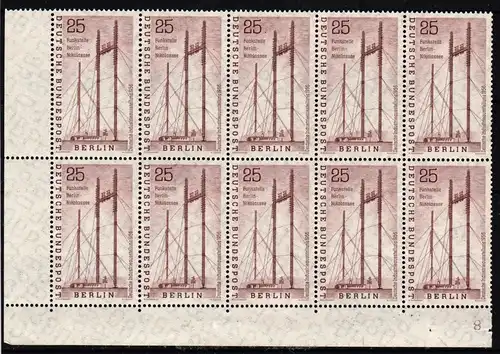 Berlin 157 postfrisch 10er Bogenteil #IQ535