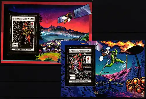 Kongo (Brazzaville) Block 67 und 68 postfrisch Olympische Spiele #IH707