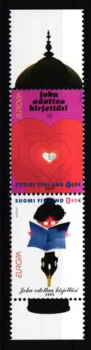Finnland 1655-1656 postfrisch Paar Plakatkunst #IK843