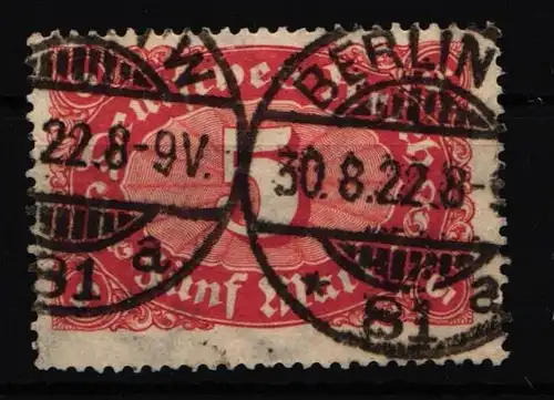 Deutsches Reich 194 b gestempelt geprüft Infla Berlin #IT214