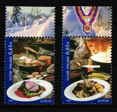 Finnland 1749-1750 postfrisch Gastronomie #IK882