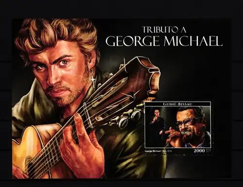 Guinea Bissau Block 1589 postfrisch Musiker #IH675