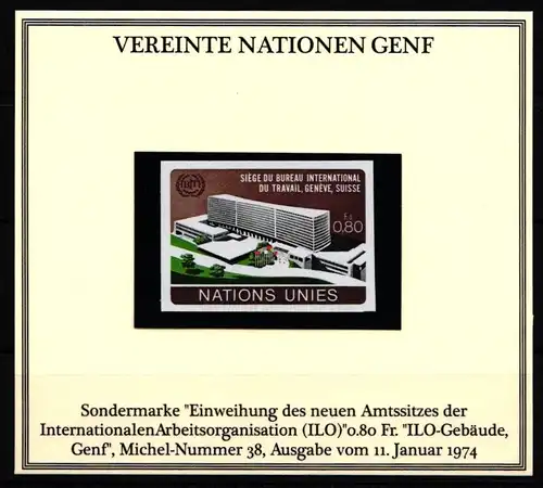 UNO Genf 38 U postfrisch #IG513