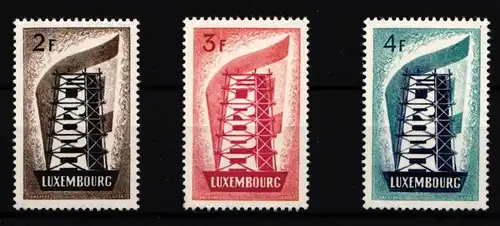 Luxemburg 555-557 postfrisch Europa #IH613