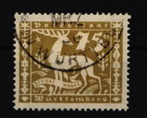 Württemberg 149 gestempelt Dienstmarke #IQ563