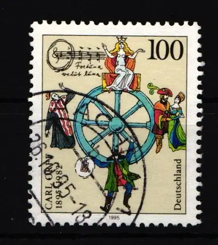 BRD 1806 gestempelt 100. Geburtstag von Carl Orff #IQ582