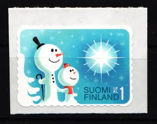 Finnland 2277 postfrisch selbstklebend Grußmarke Schneemänner #IK957