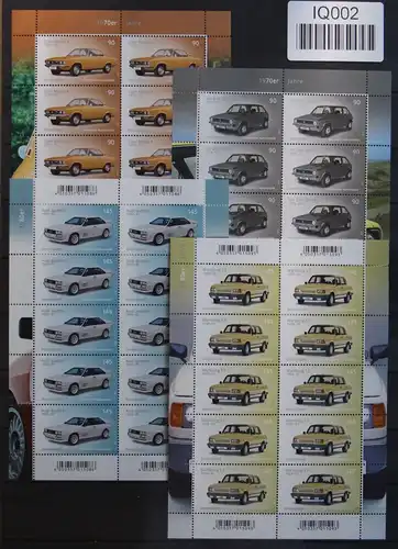 BRD Bund Lot Motive Automobilie postfrisch als Kleinbogen #IQ002