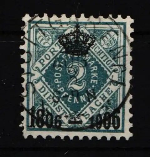 Altdeutschland Württemberg D 107 gestempelt #IQ531