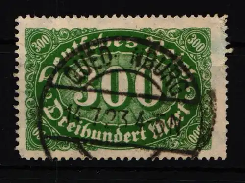 Deutsches Reich 249 PF I gestempelt Plattenfehler, geprüft Infla Berlin #IT279