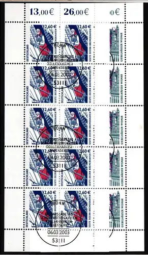 Bund 2322-2323 gestempelt VsEtSSt Bonn #IQ570