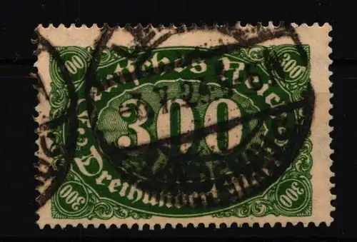 Deutsches Reich 221 PF I gestempelt Plattenfehler, geprüft Infla Berlin #IT280