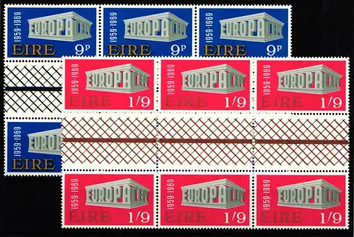 Irland 230-231 ZS postfrisch CEPT, als Sechserblöcke #IG617