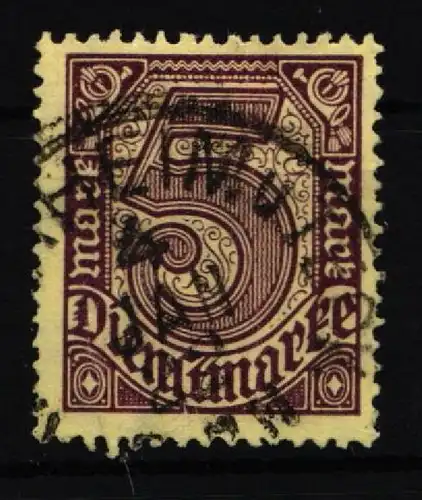 Deutsches Reich Dienst 33 b gestempelt geprüft Infla Berlin #IT183