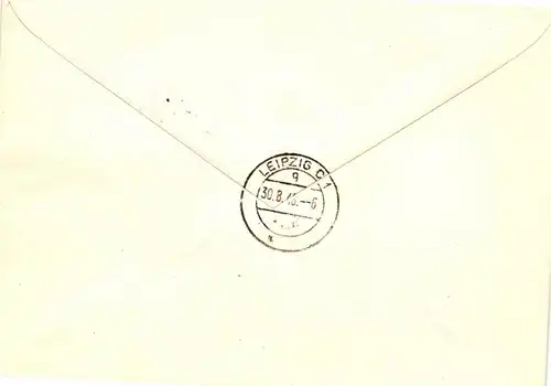SBZ 185 c, 198, 199 b als Ersttagsbrief portogerecht, Kurzbefund Paul BPP #IP488
