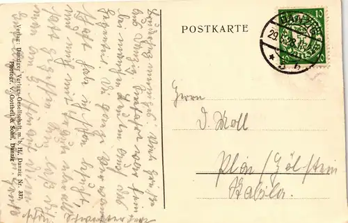 Danzig 194 xb auf Postkarte als Einzelfrankatur gepr. Gruber BPP #IT004