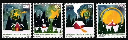 Liechtenstein 1879-1882 postfrisch Weihnachten #IG506