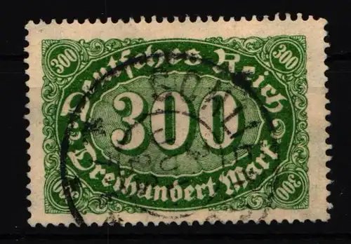 Deutsches Reich 249 PF I gestempelt Plattenfehler, geprüft Infla Berlin #IT277