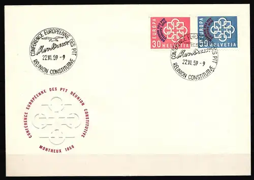 Schweiz 681-682 gestempelt Erstagsbrief FDC #IQ698