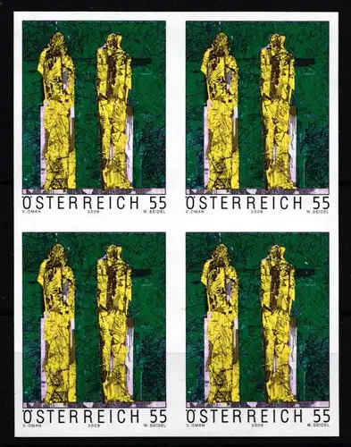 Österreich 2621 postfrisch Viererblock als Buntdruck #IG630