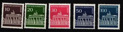 Berlin 286-290 postfrisch Rollenmarken mit Nr. #IQ554