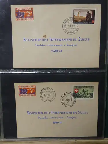 Schweiz Sammlung Militärpost Souvenierkarten Soldaten Militär #LX322