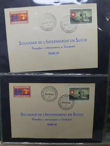 Schweiz Sammlung Militärpost Souvenierkarten Soldaten Militär #LX322