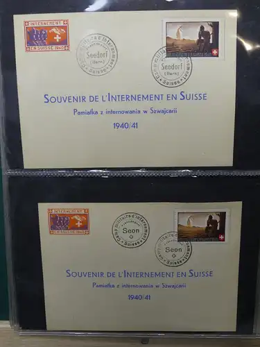 Schweiz Sammlung Militärpost Souvenierkarten Soldaten Militär #LX322