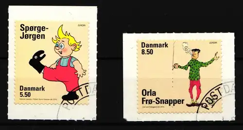 Dänemark 1596-1597 postfrisch Ersttagsstempel Kinderbücher #IQ542