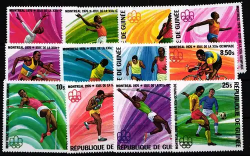Guinea 740-751 postfrisch Olympia 1976 #IQ682