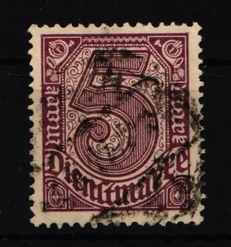 Deutsches Reich Dienst 33 b gestempelt geprüft Infla Berlin #IT191