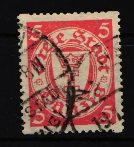 Danzig 193 D gestempelt Rollenzähnung #IS350