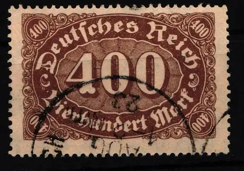Deutsches Reich 222 c gestempelt geprüft Infla Berlin #IT036
