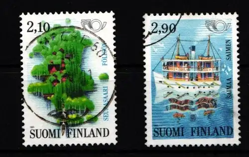 Finnland 1142-1143 gestempelt Tourismus #IQ904