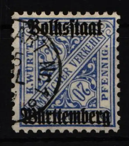 Württemberg Dienstmarken 264 d gestempelt Gefälligkeit, gepr. Infla #IT471