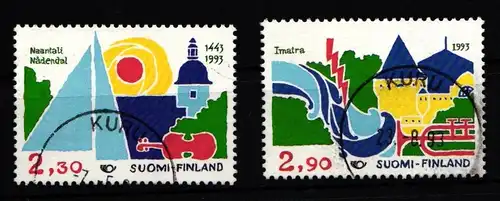 Finnland 1210-1211 gestempelt Touristische Attraktionen #IQ924