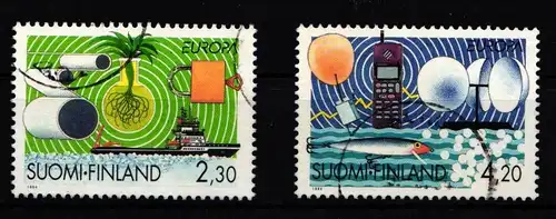 Finnland Block 12 mit 1251-1254 gestempelt Leichtathletik EM #IQ932