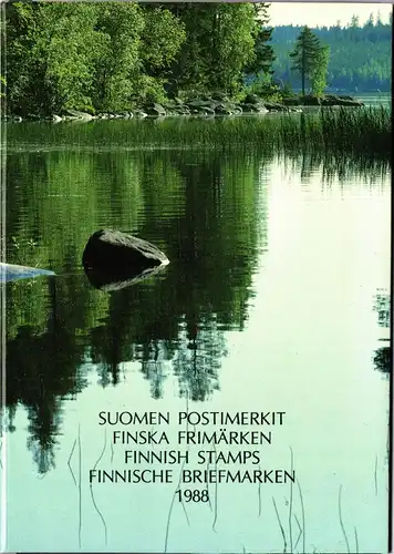 Finnland Jahresmappe 1988 postfrisch Briefmarken und Markenheftchen #IQ651