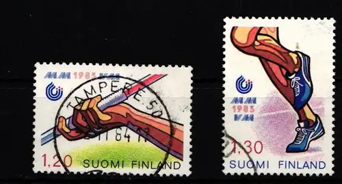 Finnland 929-930 gestempelt Leichtathletik Weltmeisterschaften #IQ856