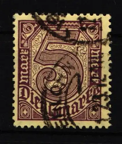 Deutsches Reich Dienst 33 b gestempelt geprüft Infla Berlin #IT184