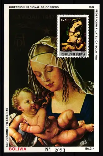 Bolivien Block 170 postfrisch Dürer #IH928