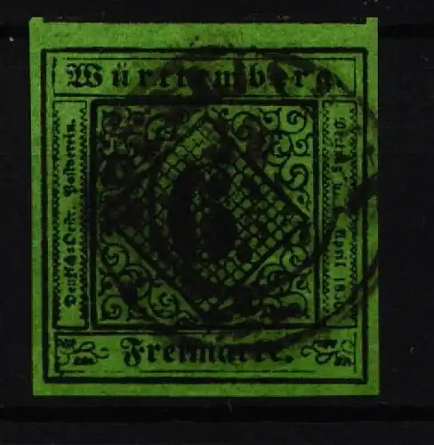 Württemberg 3 a gestempelt #IS134