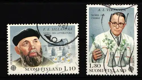 Finnland 867-868 gestempelt Bedeutende Persönlichkeiten #IQ846